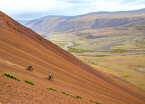 Cycling in Western Mongolia